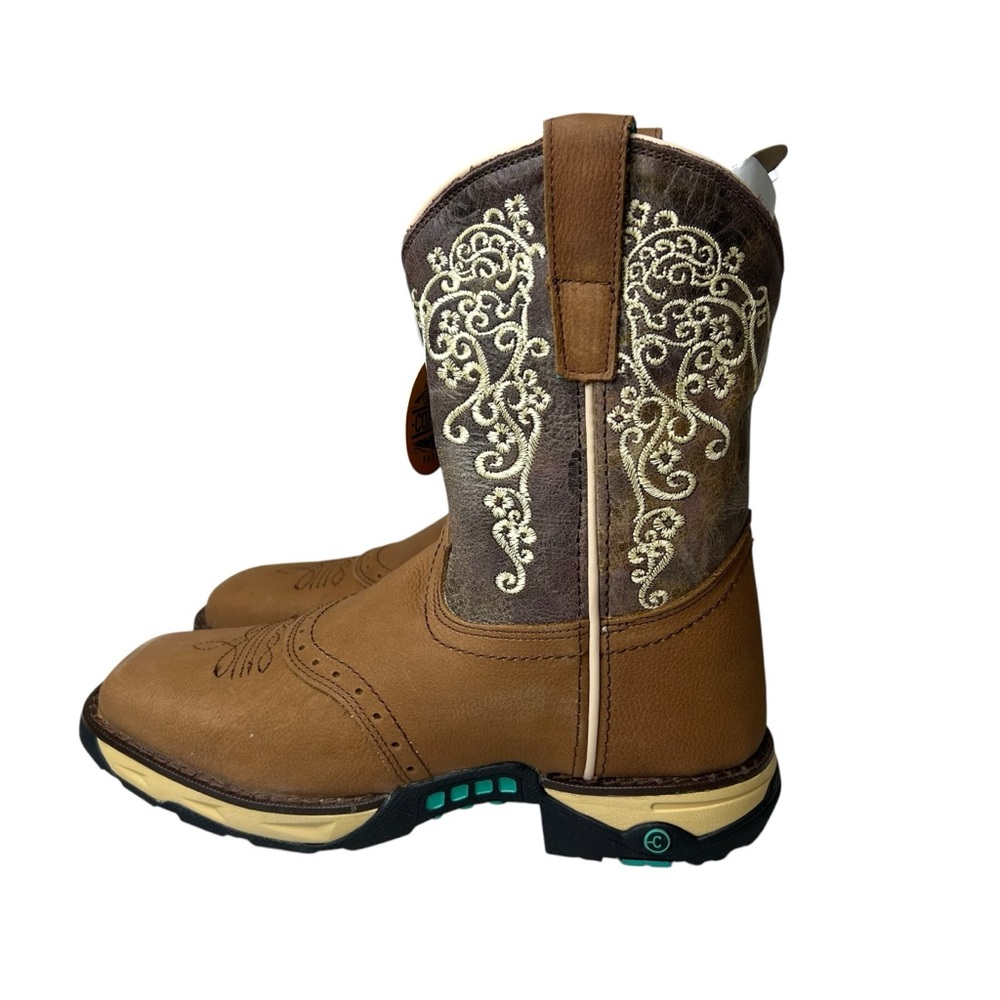 Corral NIB Hydro Resist Safety Square Toe Women’s 7  Western Cowgirl Work Boots - Picture 4 of 13